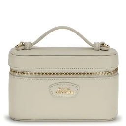 Beige Calf Leather Bos Taurus Handbag