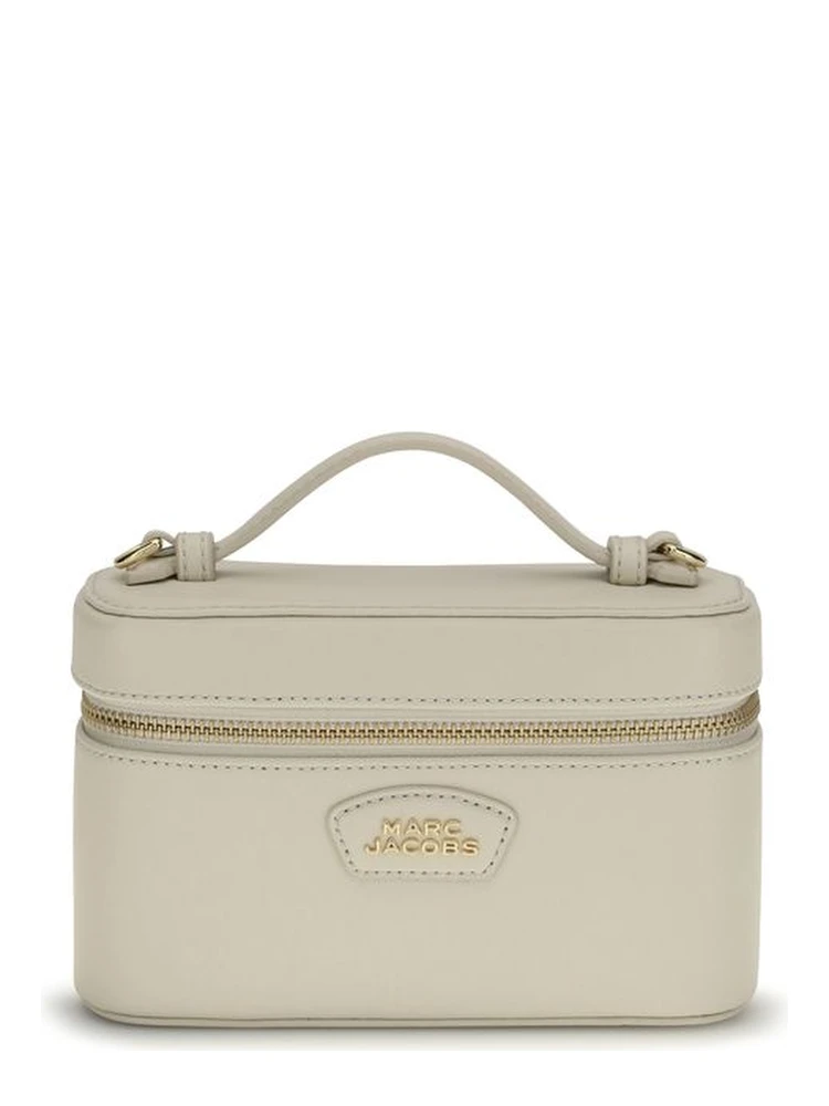 Beige Calf Leather Bos Taurus Handbag