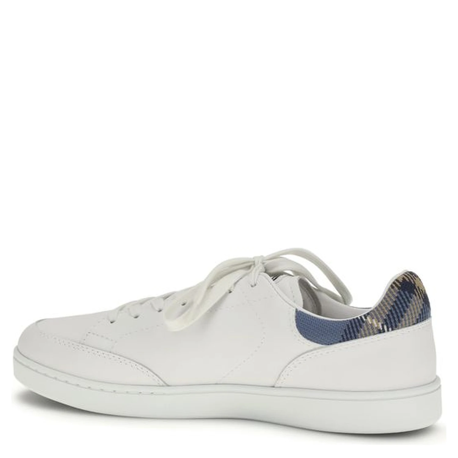 White Calf Leather Bos Taurus Low Top Sneakers