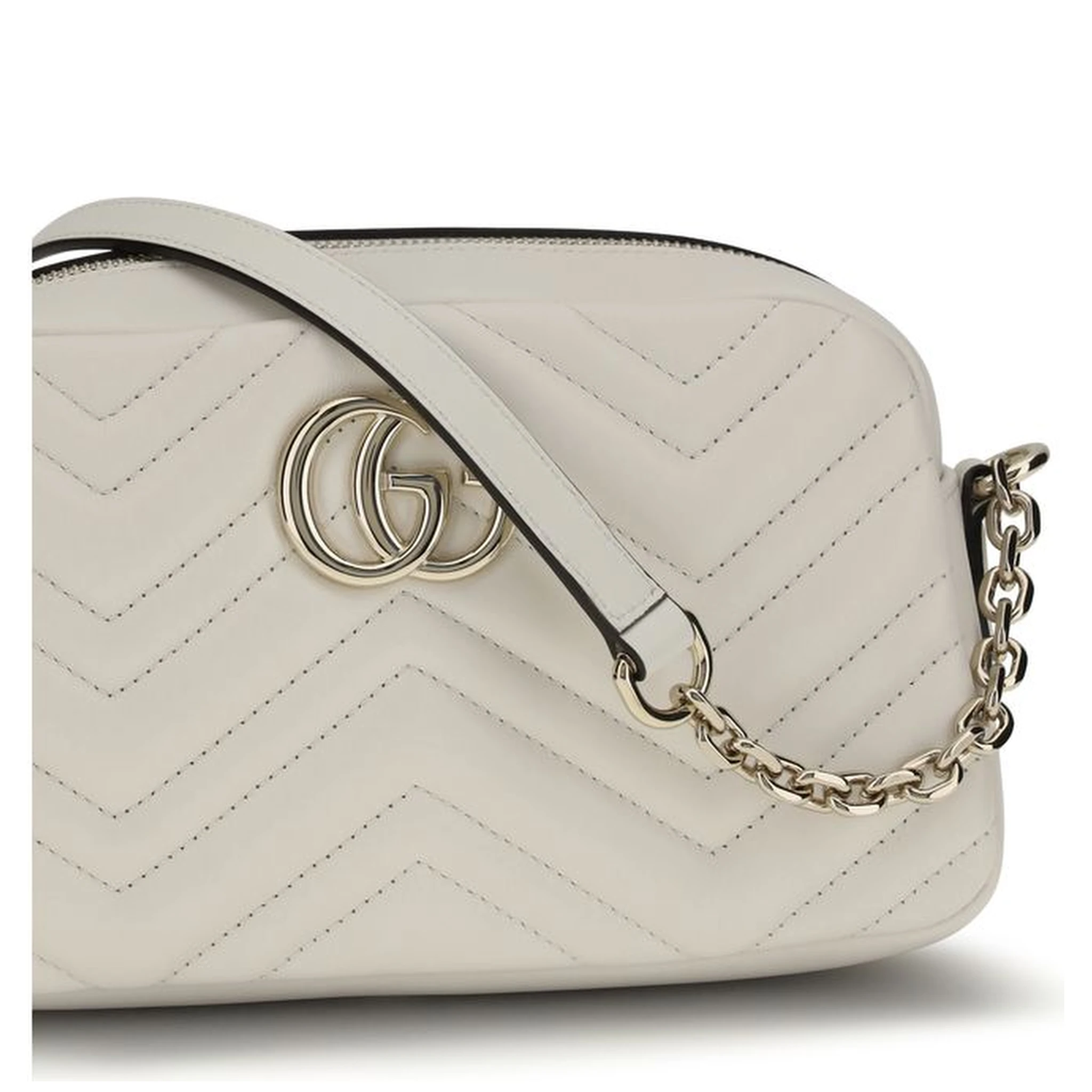 White Calf Leather Bos Taurus Handbag