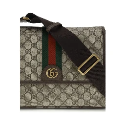 Beige Fabric Shoulder Bag