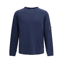 Blue Cotton Sweatshirt