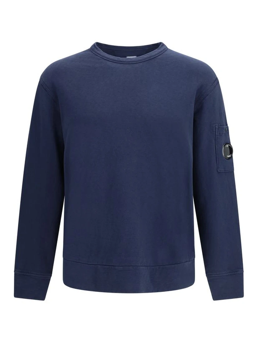 Blue Cotton Sweatshirt