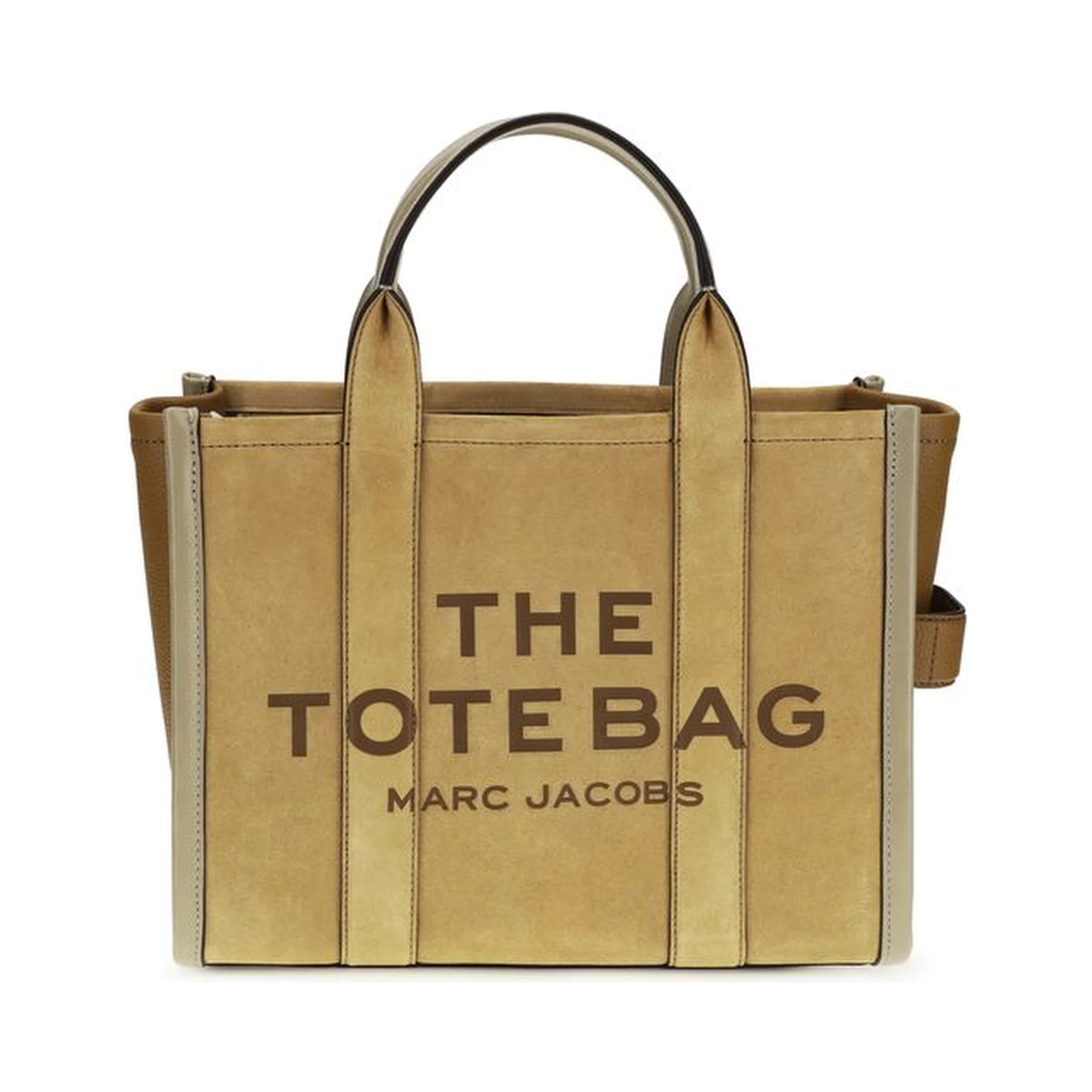 حقيبة كتف بوس توروس من جلد العجل البيج