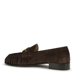 حذاء بوس توروس سهل الارتداء من جلد العجل البني