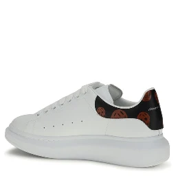 White Calf Leather Bos Taurus Chunky Sneakers