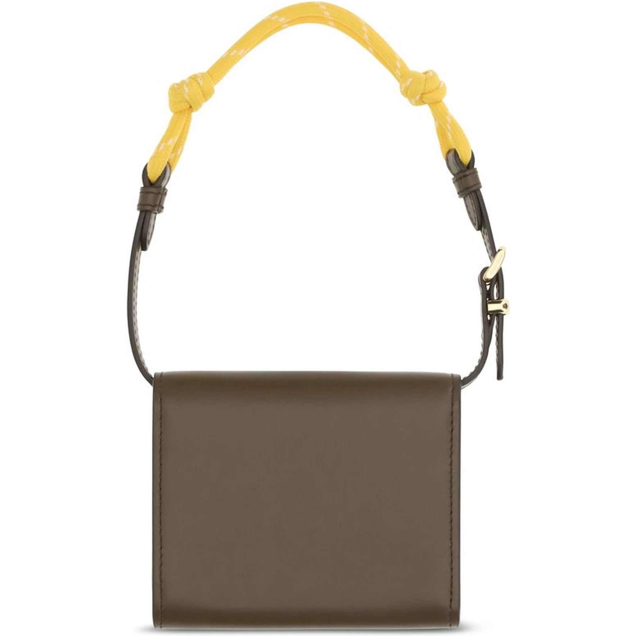 محفظة بوس توروس من جلد العجل البني