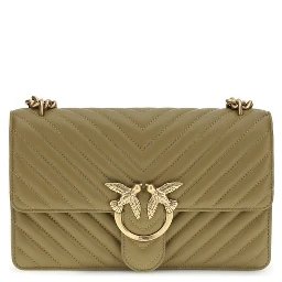 Bicolor Calf Leather Bos Taurus Shoulder Bag