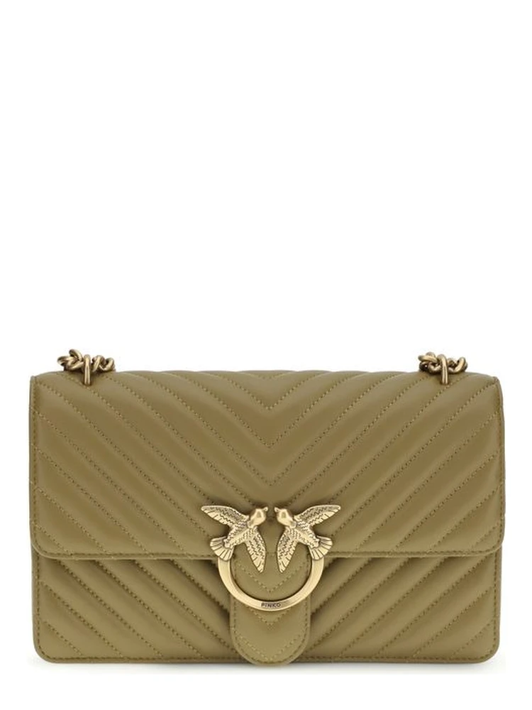 Bicolor Calf Leather Bos Taurus Shoulder Bag