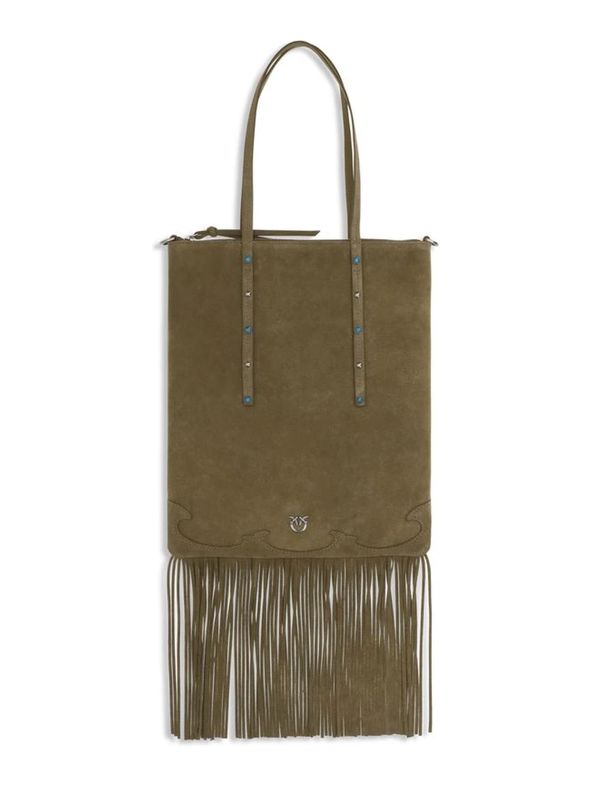 Bicolor Calf Leather Bos Taurus Shoulder Bag