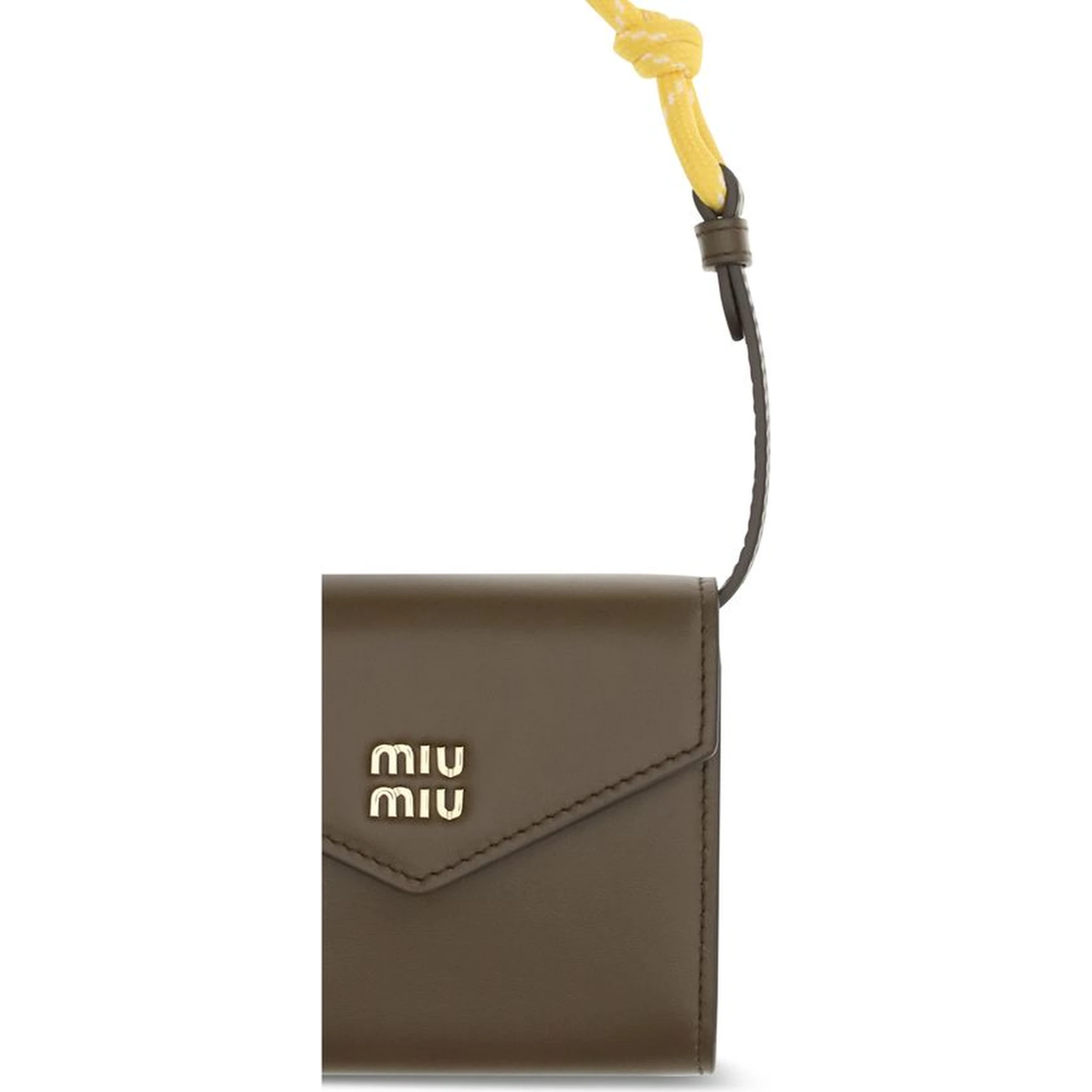 محفظة بوس توروس من جلد العجل البني