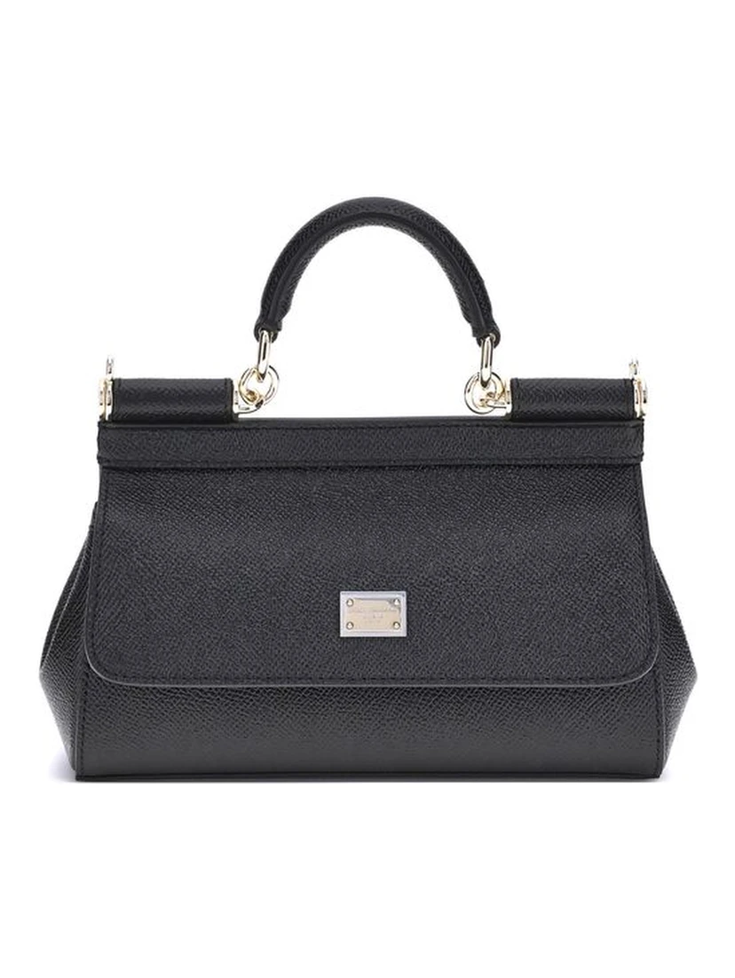 Black Calf Leather Bos Taurus Shoulder Bag
