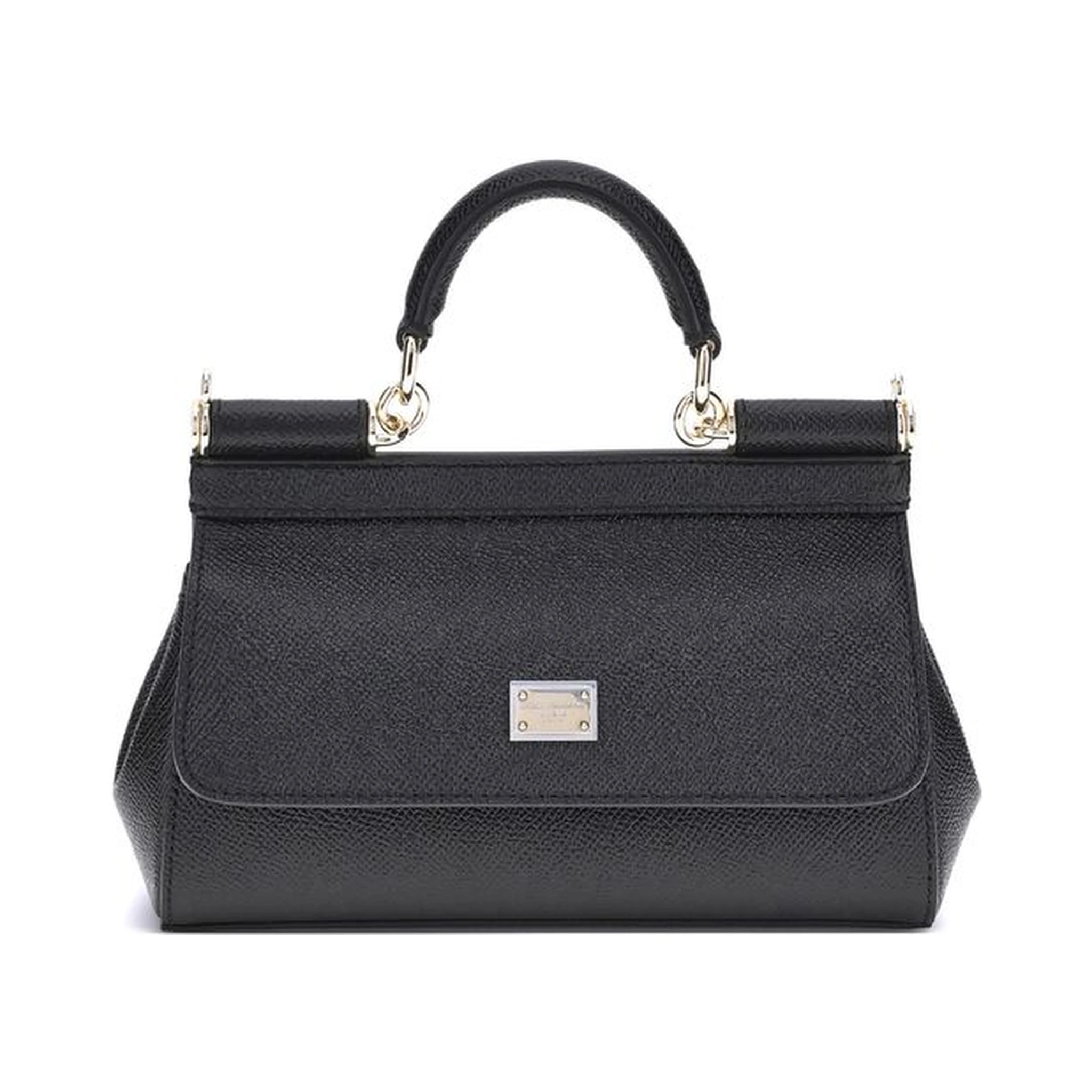 Black Calf Leather Bos Taurus Shoulder Bag