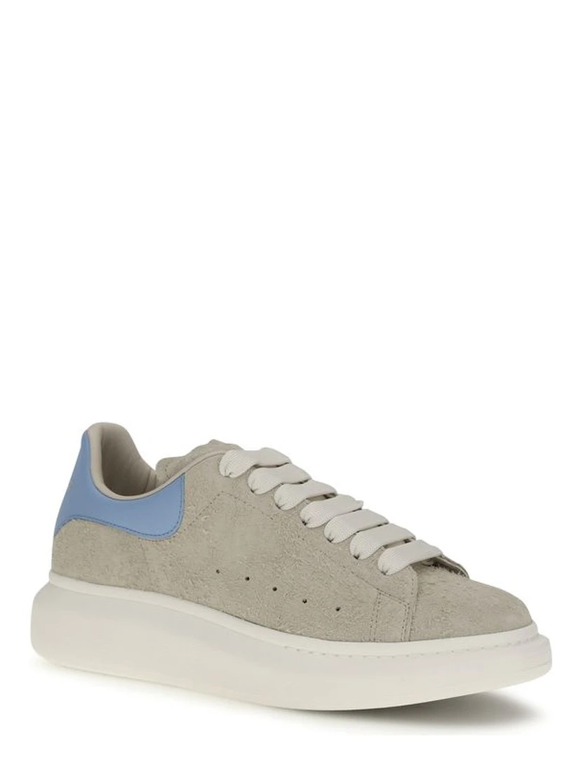 Beige Calf Leather Bos Taurus Chunky Sneakers