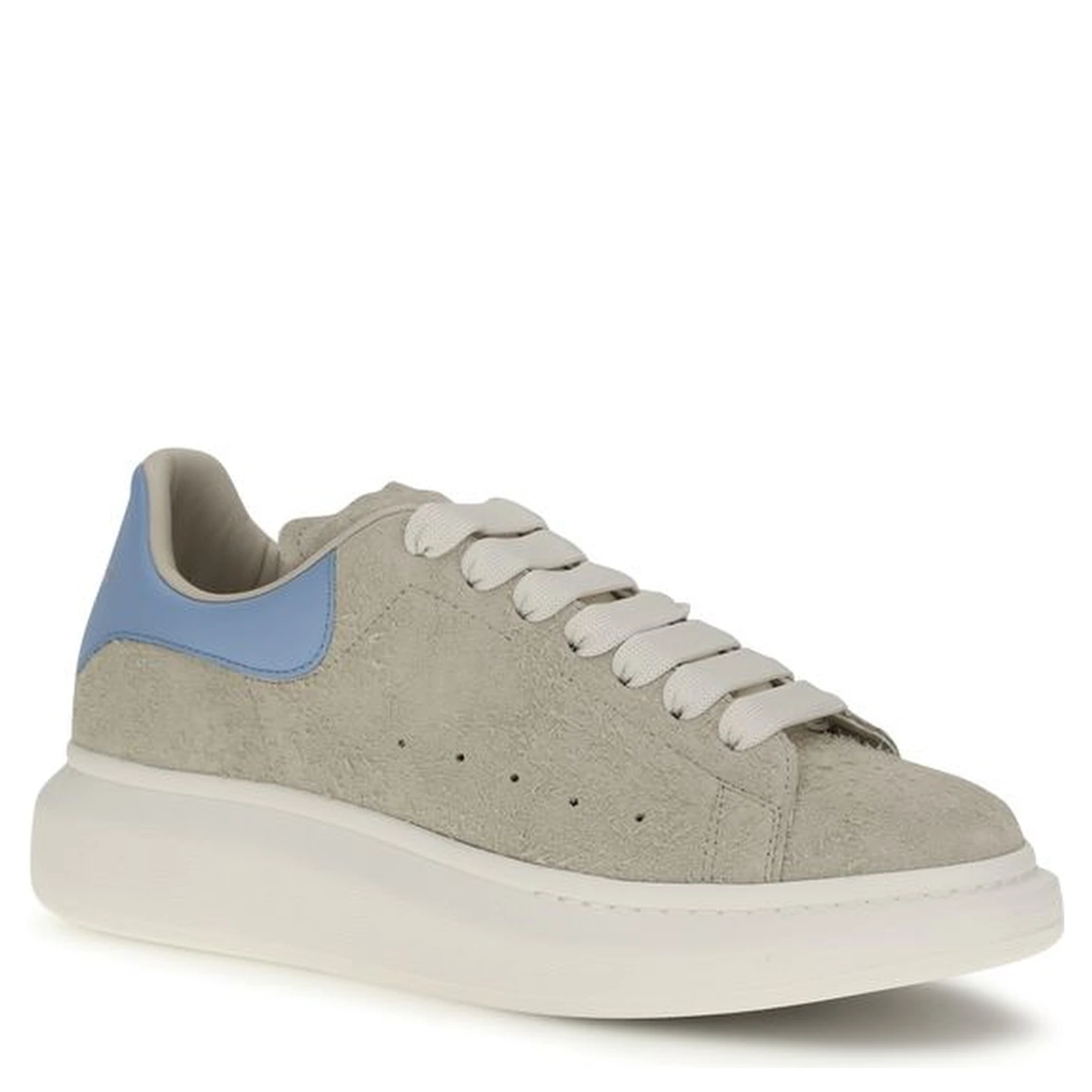 Beige Calf Leather Bos Taurus Chunky Sneakers