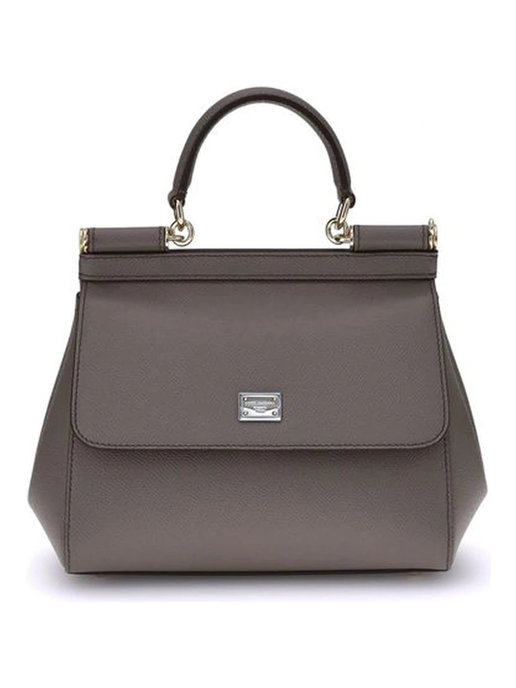 Gray Calf Leather Bos Taurus Shoulder Bag