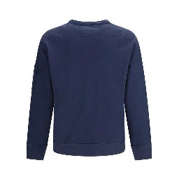 Blue Cotton Sweatshirt
