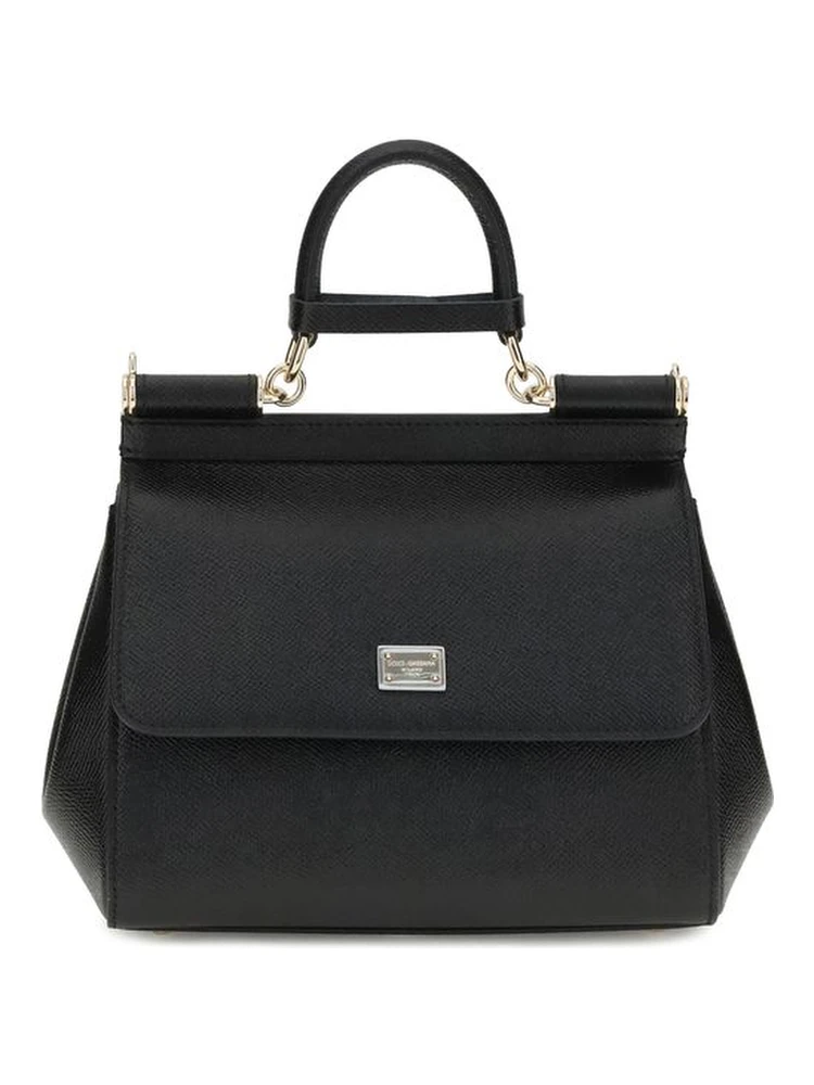 Black Calf Leather Bos Taurus Shoulder Bag