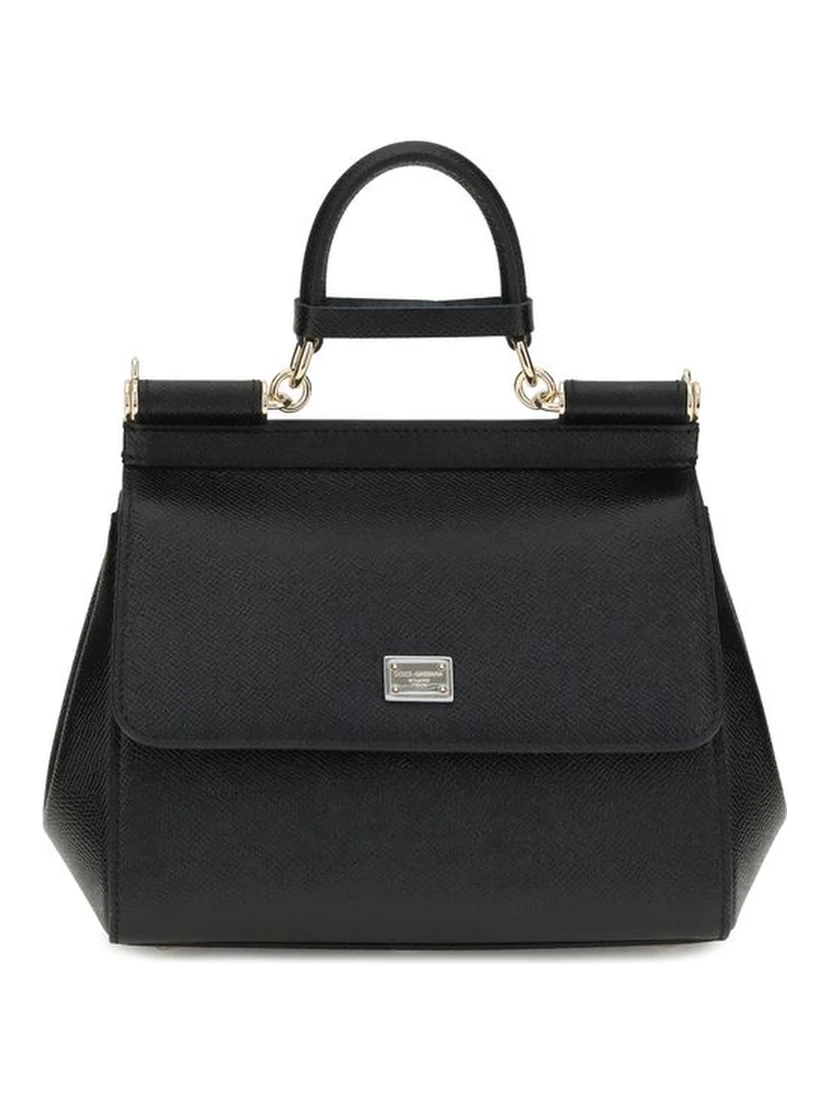 Black Calf Leather Bos Taurus Shoulder Bag