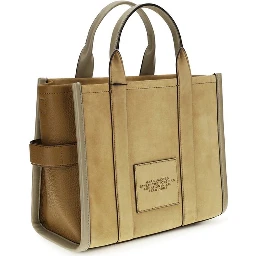 حقيبة كتف بوس توروس من جلد العجل البيج