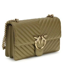 Bicolor Calf Leather Bos Taurus Shoulder Bag