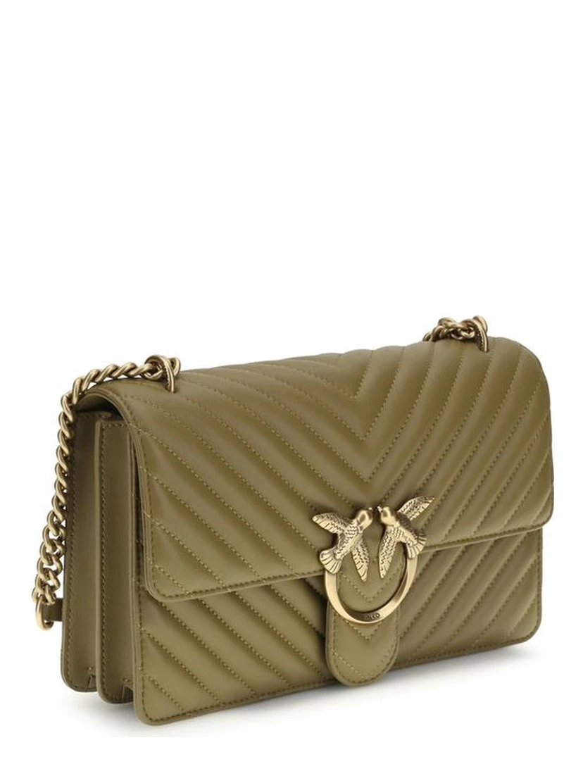 Bicolor Calf Leather Bos Taurus Shoulder Bag