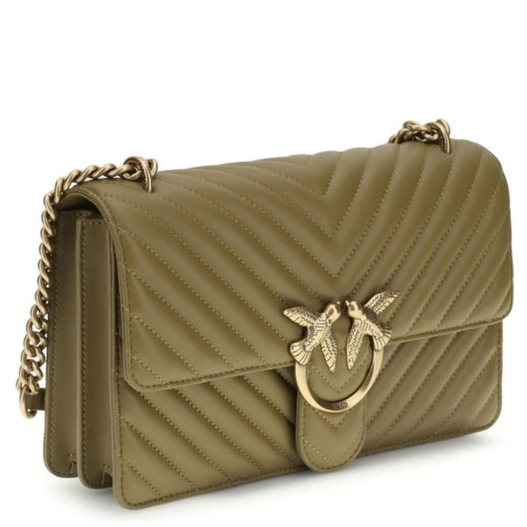 Bicolor Calf Leather Bos Taurus Shoulder Bag