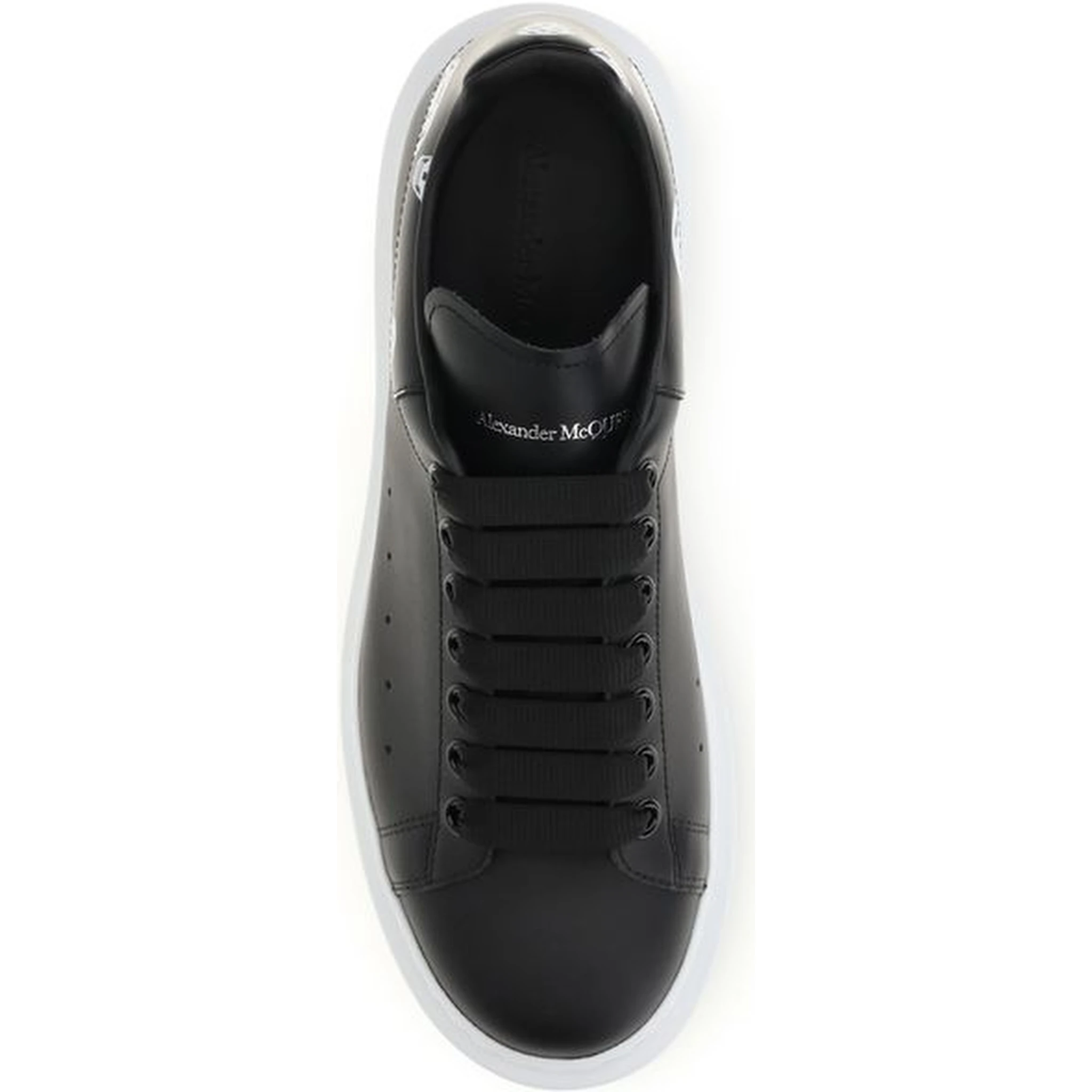 Black Calf Leather Bos Taurus Chunky Sneakers
