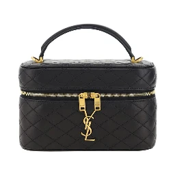 Black Calf Leather Bos Taurus Handbag