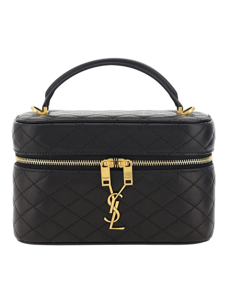 Black Calf Leather Bos Taurus Handbag