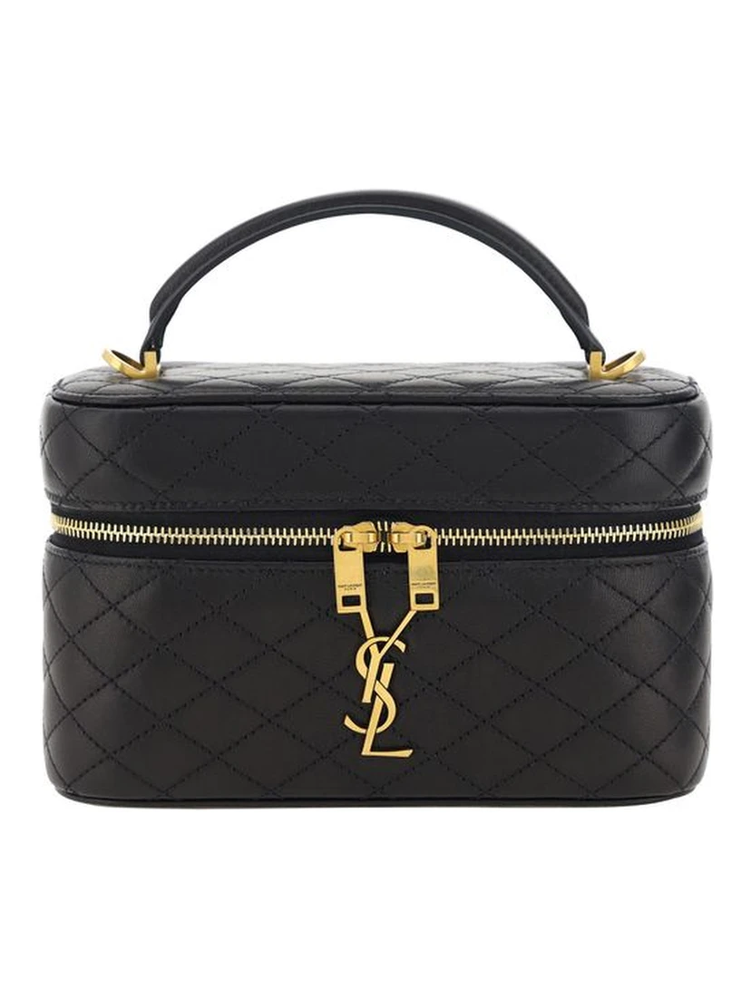 Black Calf Leather Bos Taurus Handbag