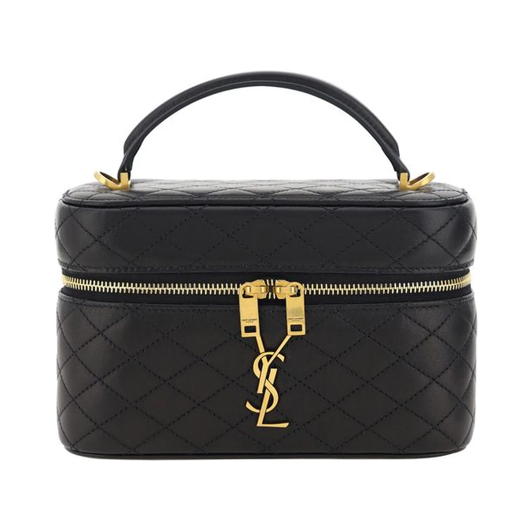 Black Calf Leather Bos Taurus Handbag