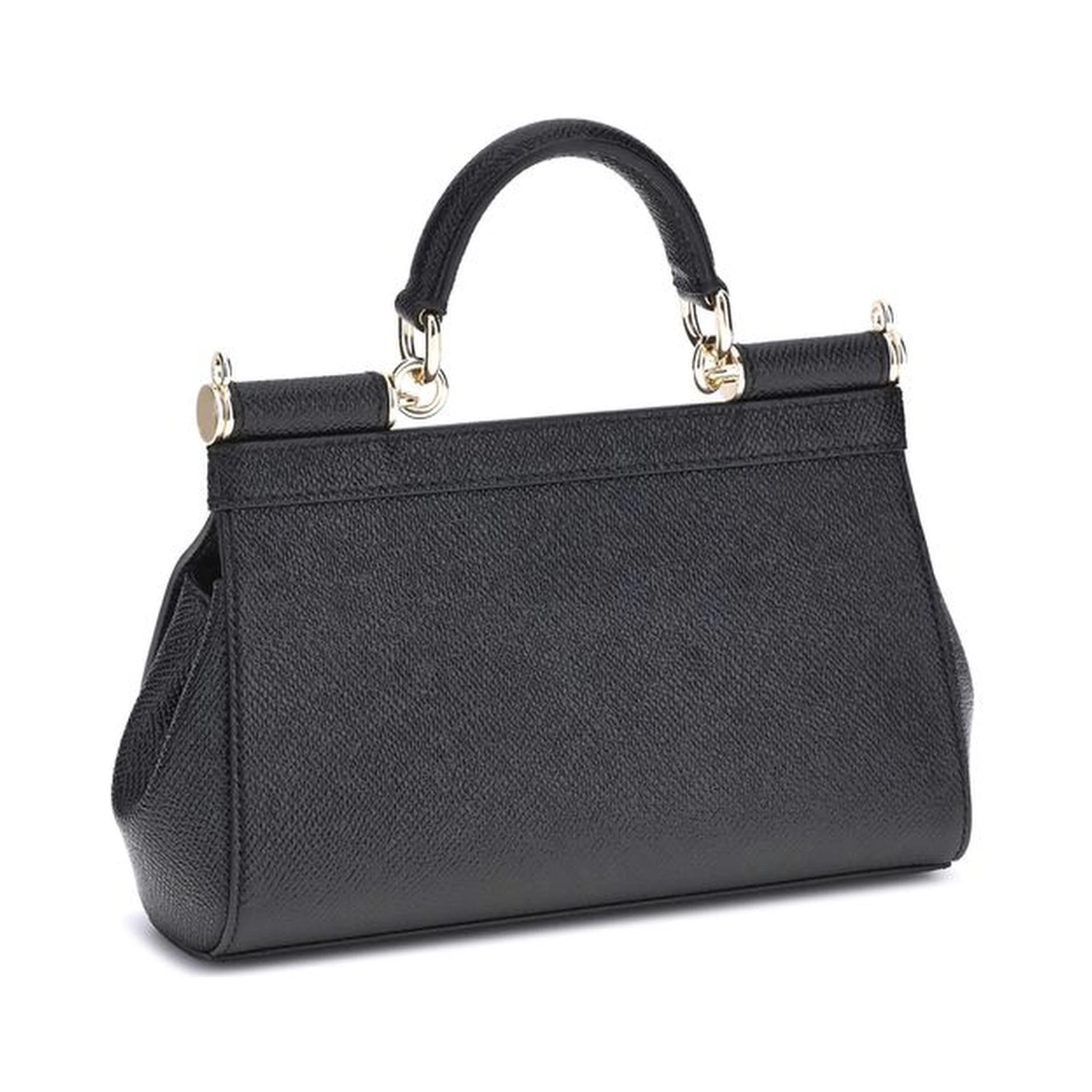 Black Calf Leather Bos Taurus Shoulder Bag