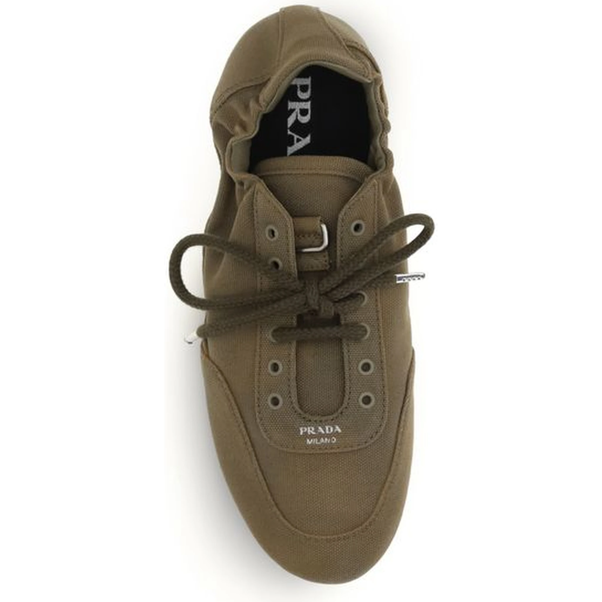 Bicolor Cotton Athletic Sneakers