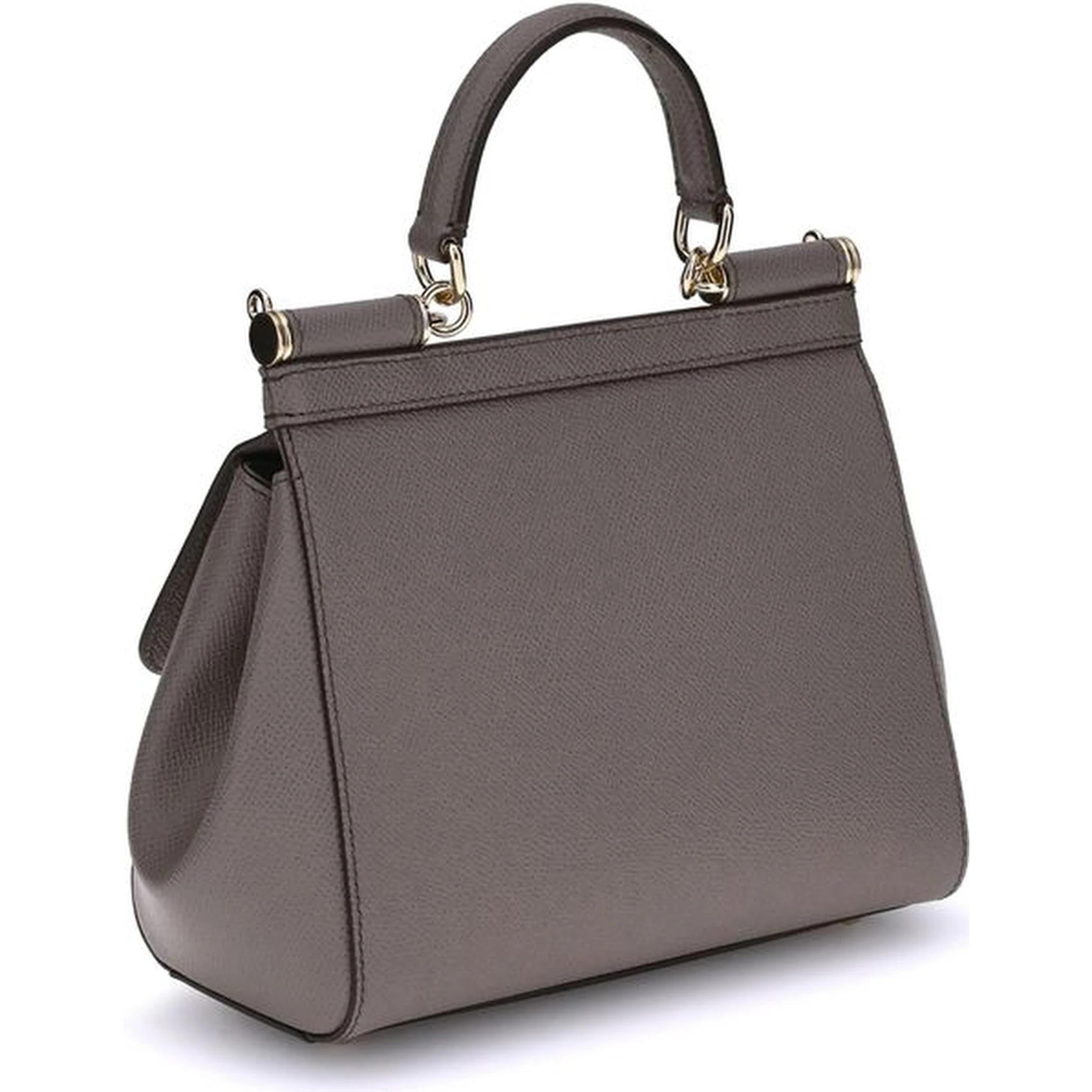 Gray Calf Leather Bos Taurus Shoulder Bag