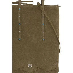 Bicolor Calf Leather Bos Taurus Shoulder Bag