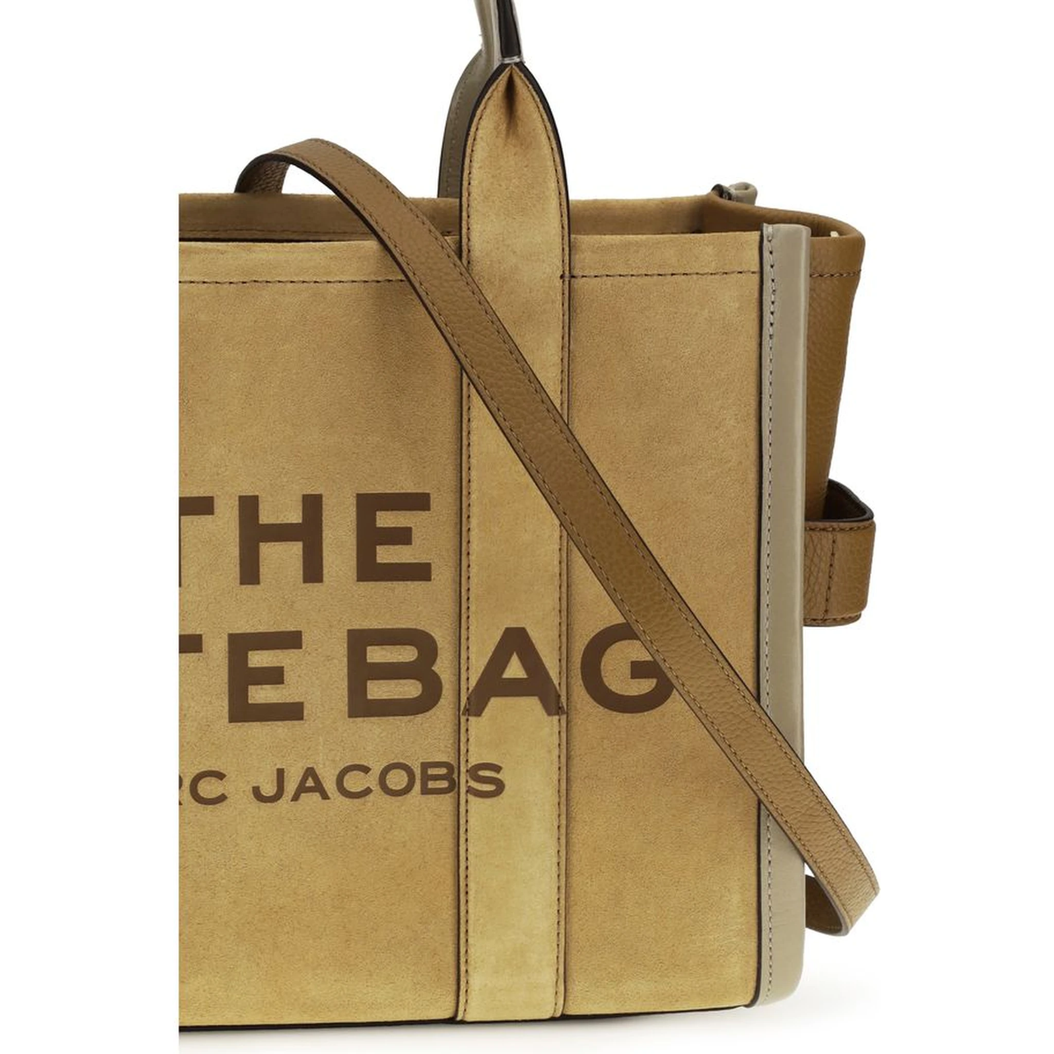 حقيبة كتف بوس توروس من جلد العجل البيج