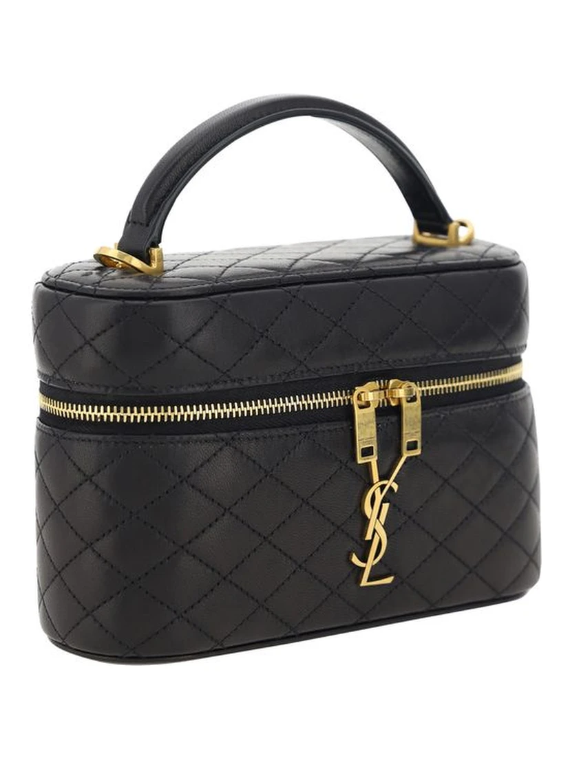 Black Calf Leather Bos Taurus Handbag