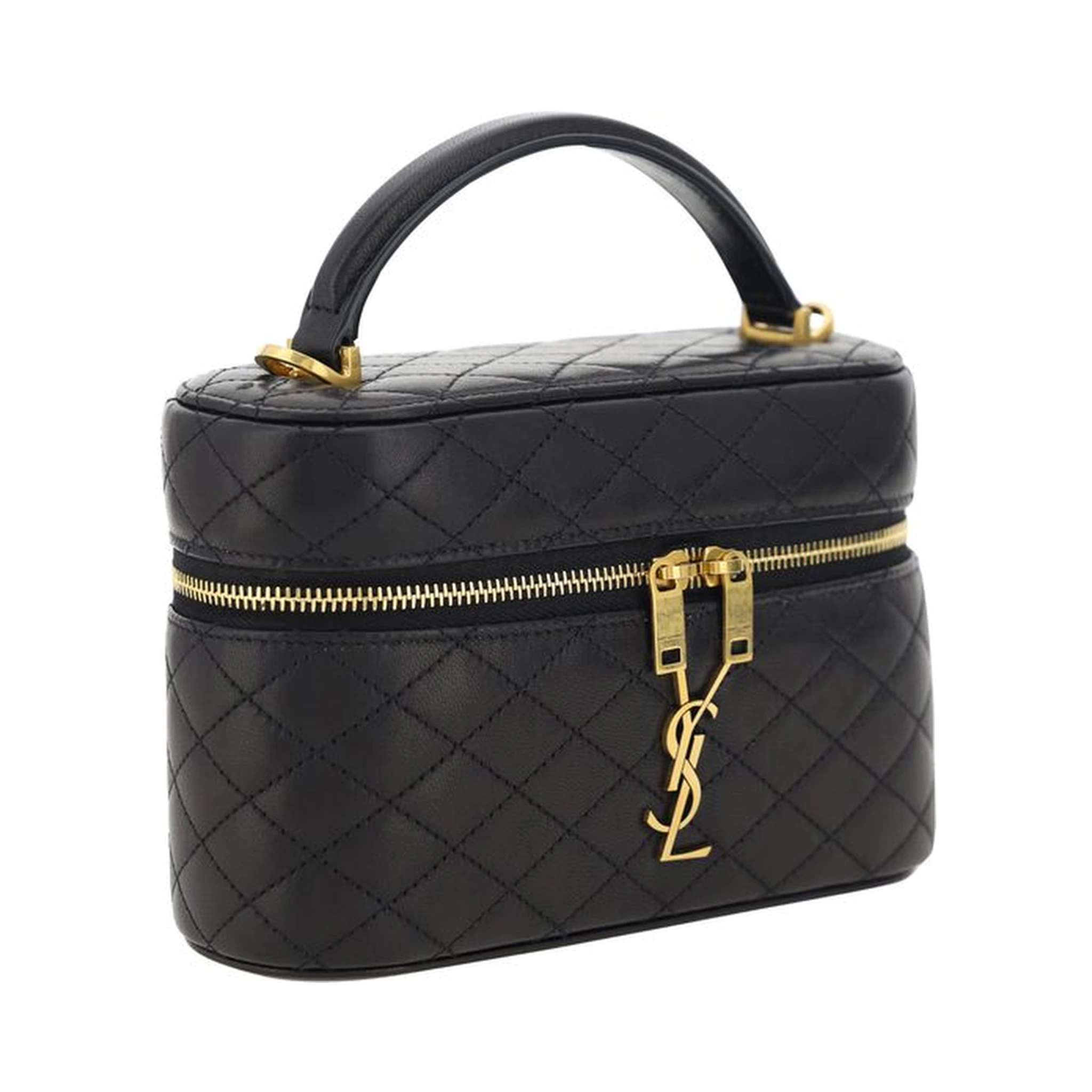 Black Calf Leather Bos Taurus Handbag