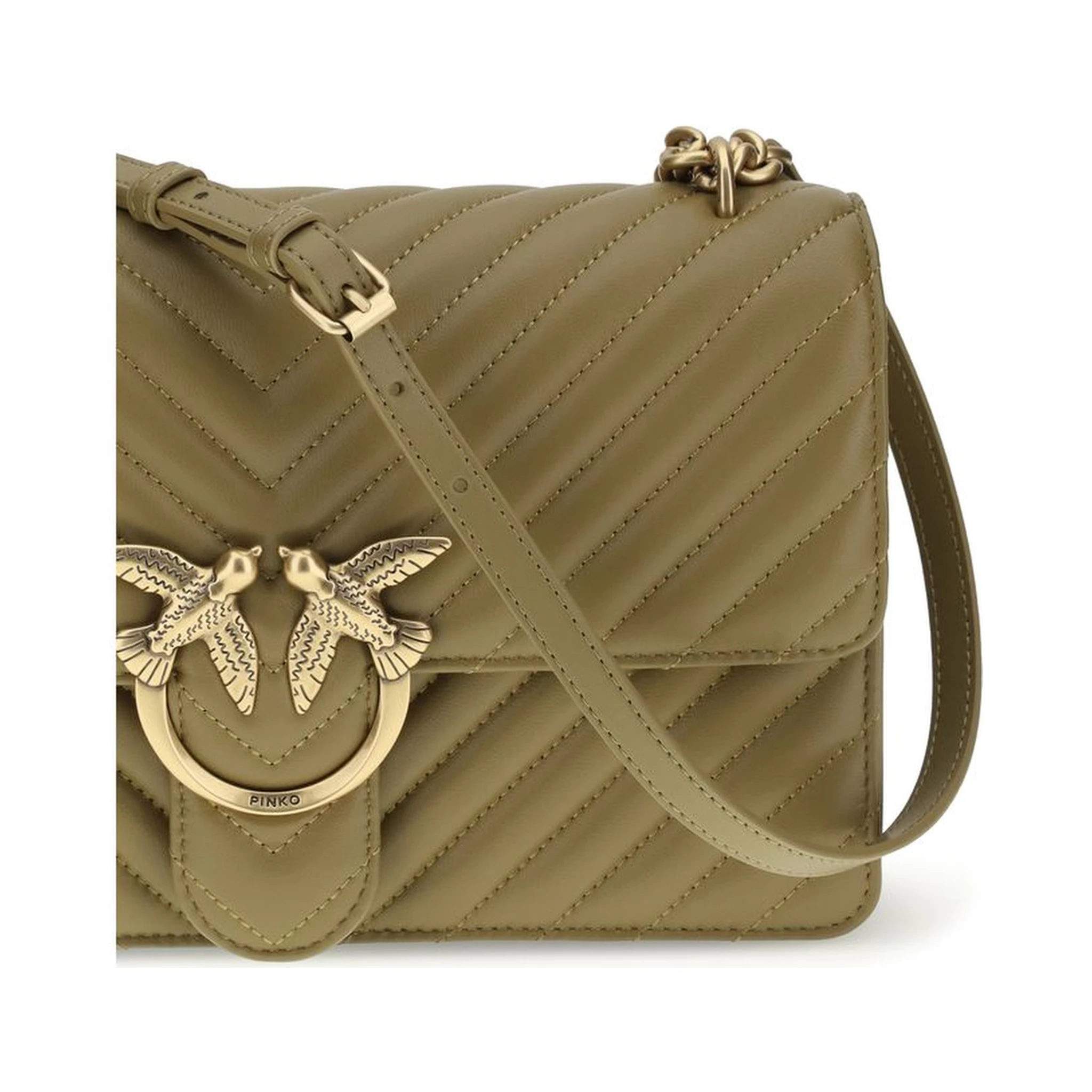 Bicolor Calf Leather Bos Taurus Shoulder Bag