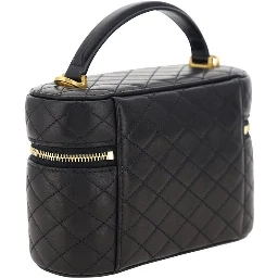 Black Calf Leather Bos Taurus Handbag