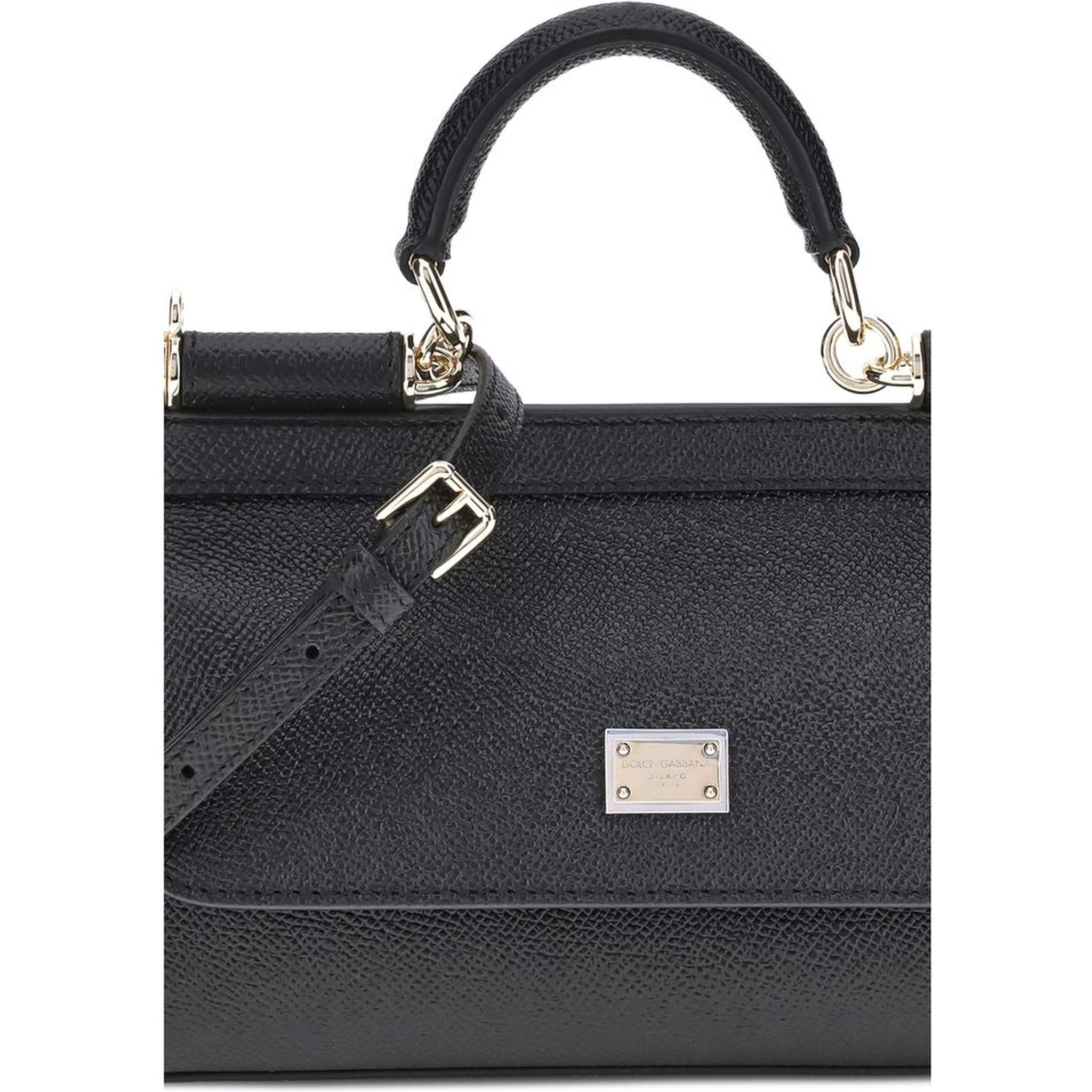 Black Calf Leather Bos Taurus Shoulder Bag