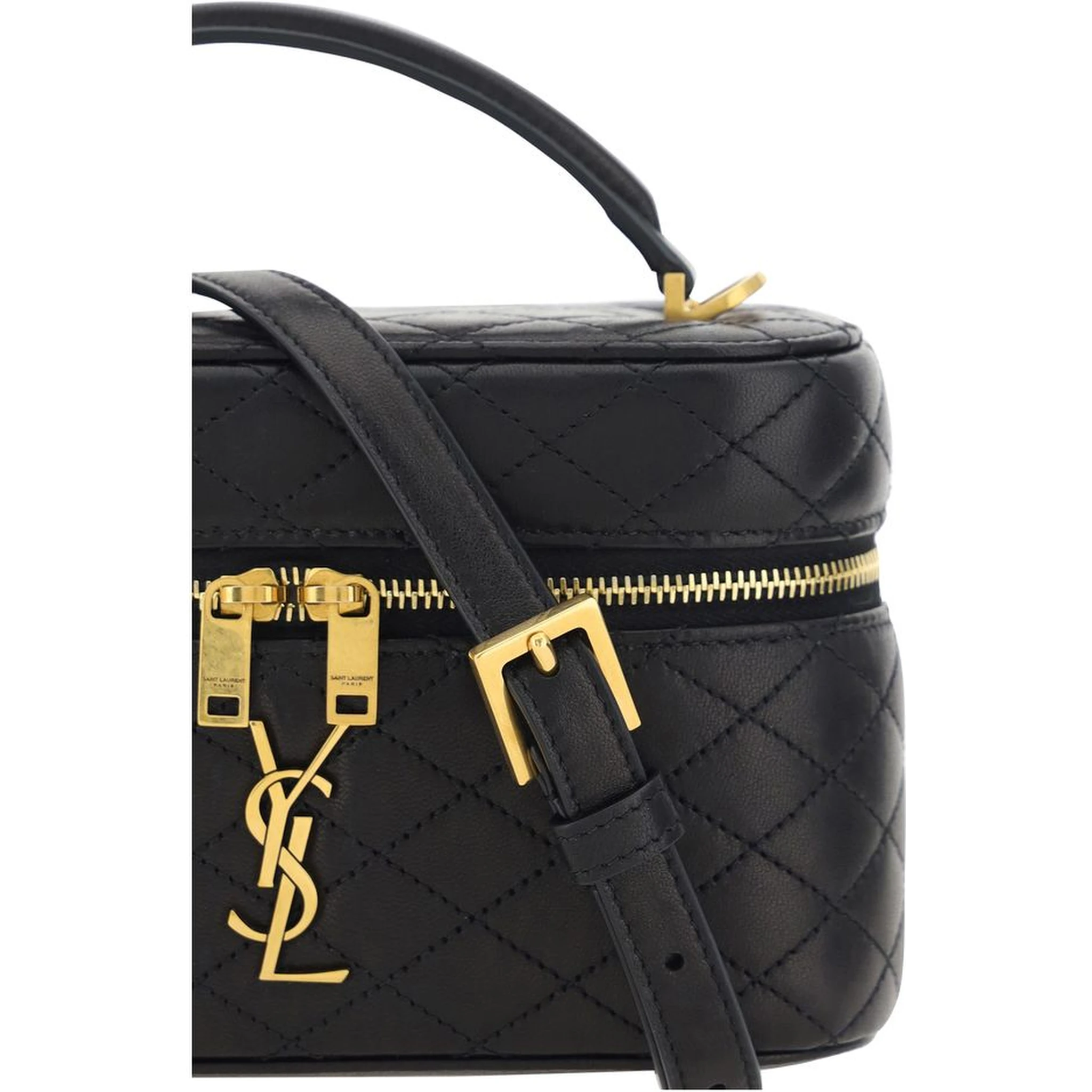 Black Calf Leather Bos Taurus Handbag