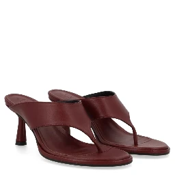 THONG SANDAL WITH HEEL