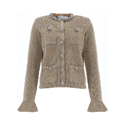 CARDIGAN WITH JEWEL BUTTONS