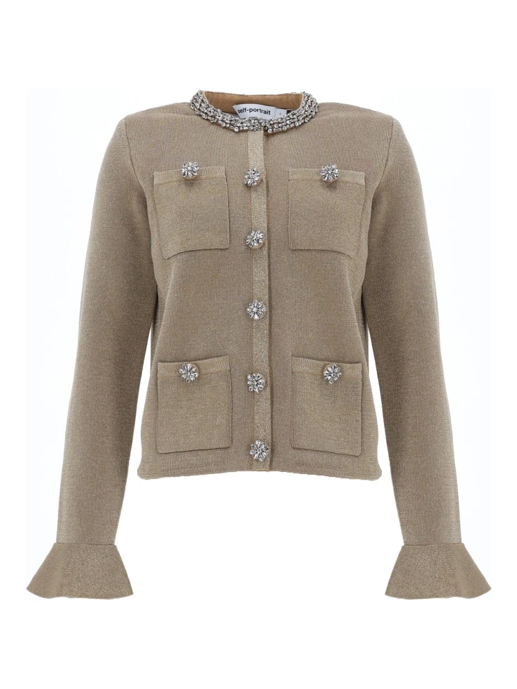 CARDIGAN WITH JEWEL BUTTONS