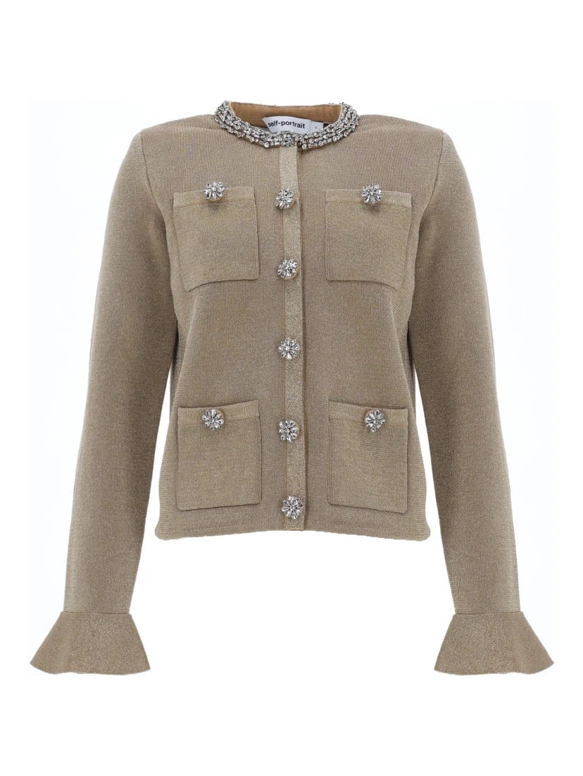 CARDIGAN WITH JEWEL BUTTONS