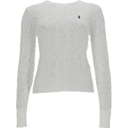 MAGLIA A TRECCE CON LOGO