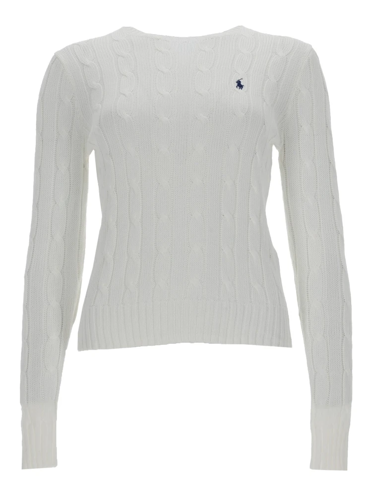 MAGLIA A TRECCE CON LOGO