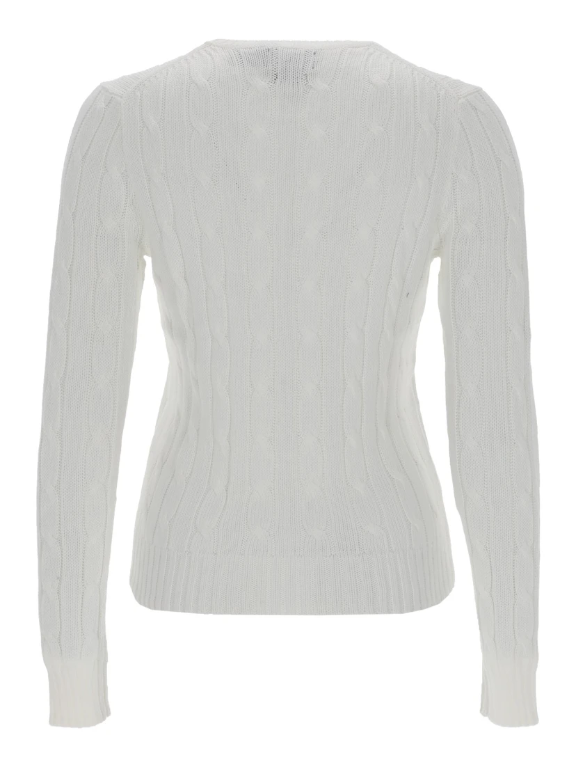 MAGLIA A TRECCE CON LOGO